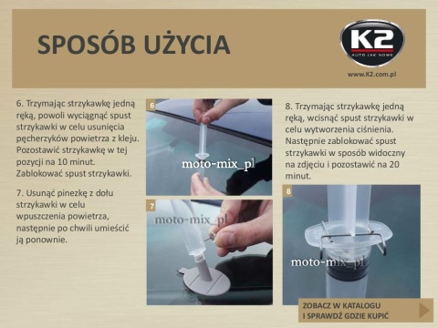 Zestaw do naprawy szyb i reflektorów K2 Glass Doctor Zestaw do naprawy szyb i reflektorów K2 Glass Doctor