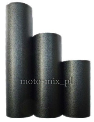 Folia na progi, słupki CZARNA struktura 12x100 cm