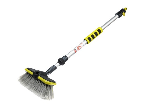 Szczotka przepływowa 20 cm / 8" z teleskopowym kijem 65 - 100 cm z zaworem Szczotka przepływowa 20 cm / 8" z teleskopowym kijem 65 - 100 cm z zaworem