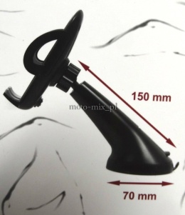 Uchwyt na telefon GPS czarny