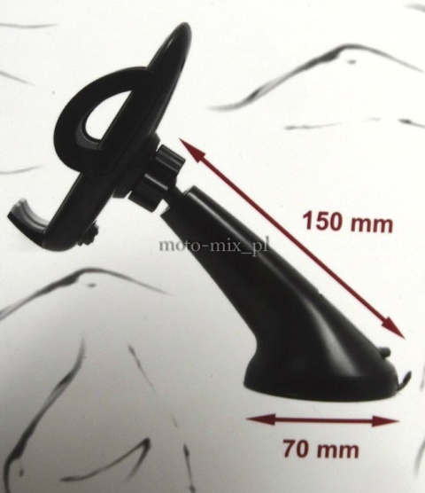 Uchwyt na telefon GPS czarny