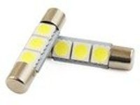 Żarówka RURKOWA Bezpiecznikowa C5W 3 LED SMD 31mm Żarówka RURKOWA Bezpiecznikowa C5W 3 LED SMD 31mm