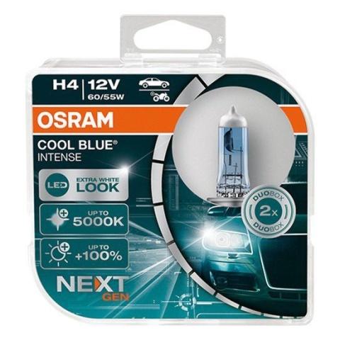 Żarówka samochodowa H4 Osram Cool Blue Intense 5000K 60/55W Żarówka samochodowa H4 Osram Cool Blue Intense 5000K 60/55W