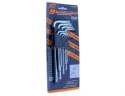 Zestaw kluczy STAR imbusowych torx 9szt gwiazdka