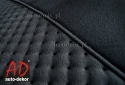 Pokrowce samochodowe - PRESTIGE alcantara 100% czarne